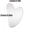 Stainless Steel Gua Sha Scraper Face Massager Neck Guasha Detox