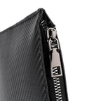 Men's Solid Leather Clutch Bag, Business Wrist Strap, Envelope Bag, Stripe Clutch, Evening Bag, Male Clutches, Handbag, Fashion - Imbasat