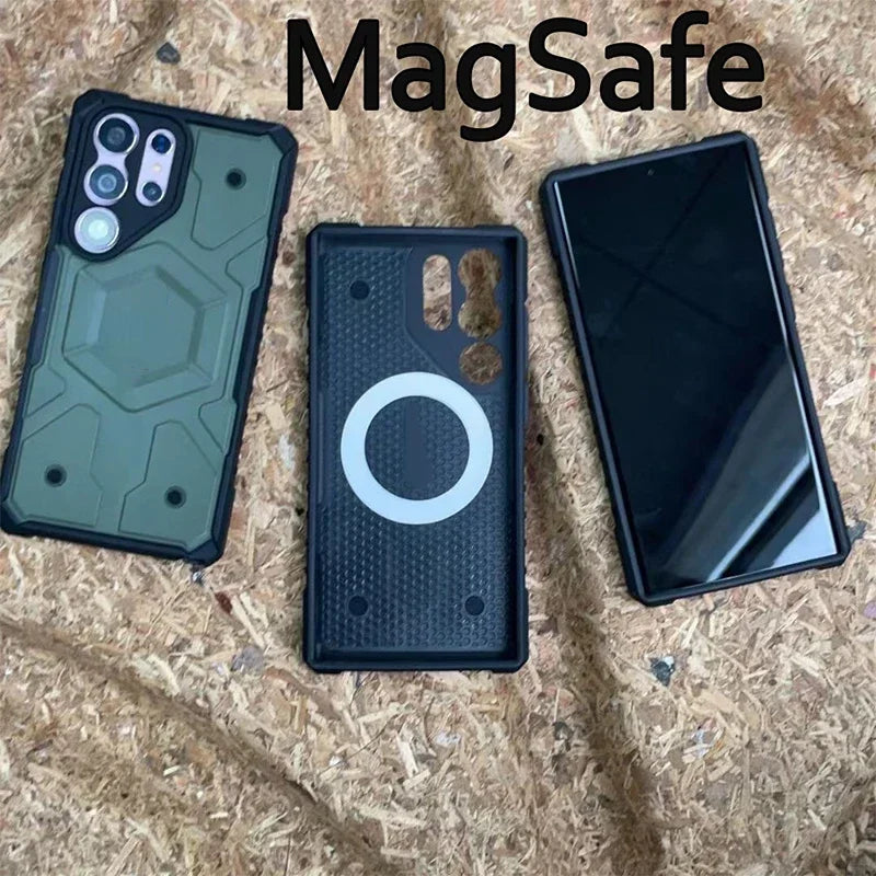 Shockproof Pathfinder Pro Macsafe Magnetic Case for Samsung S25 Series