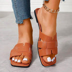 Summer Women Slippers Fashion Beach Flats Shoes 2024 New Casual Sandals Dress Walking Flip Flops Open Toe Slides Mujer Zapatos - Imbasat