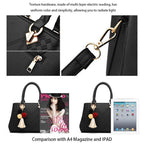 Classic Women Genuine Leather Bags High Quality Vintage Messenger Bags Luxury Women Tote Handbags for Ladies Shopper Female Bag - Imbasat