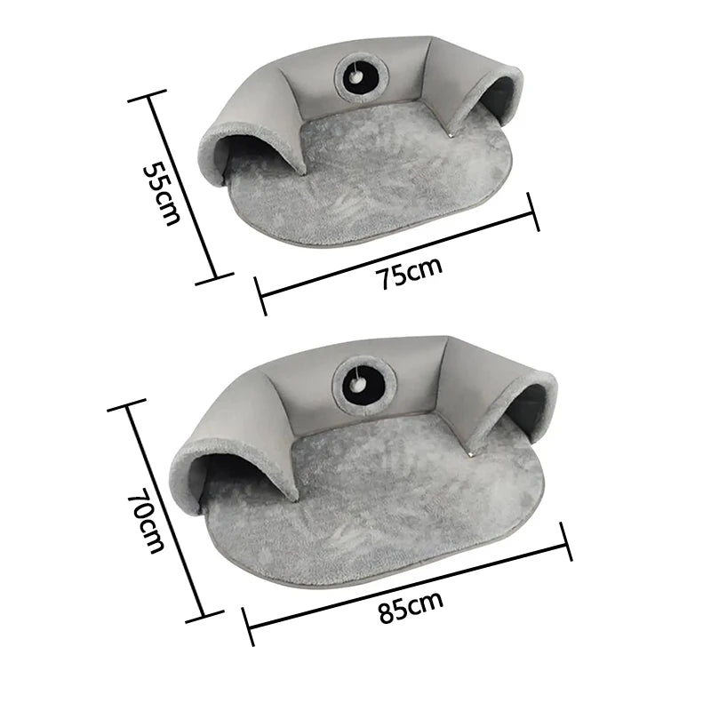 Cats and Puppy Bed Goods Basket