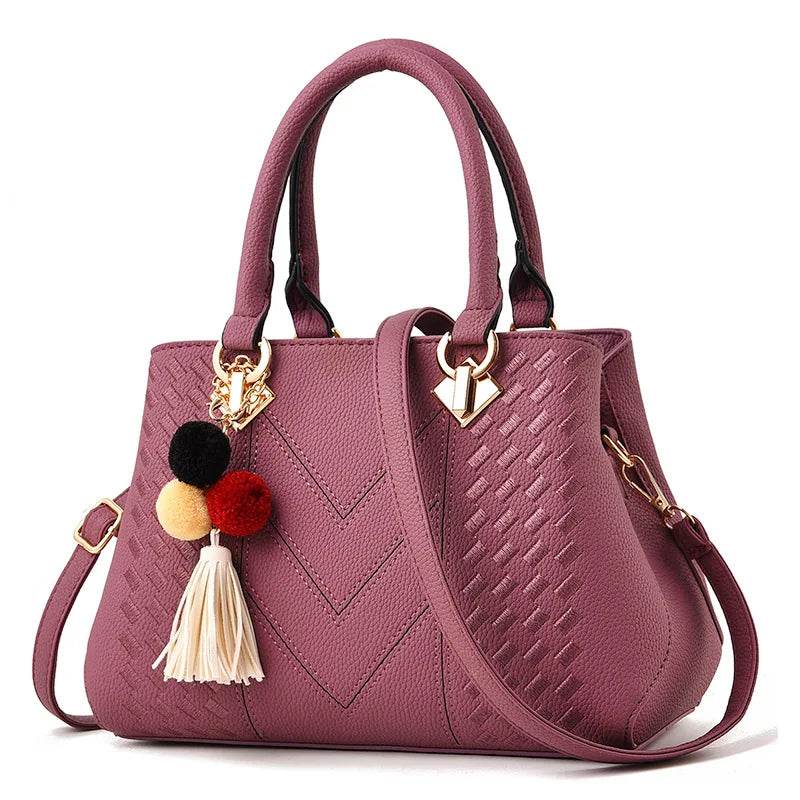 Classic Women Genuine Leather Bags High Quality Vintage Messenger Bags Luxury Women Tote Handbags for Ladies Shopper Female Bag - Imbasat