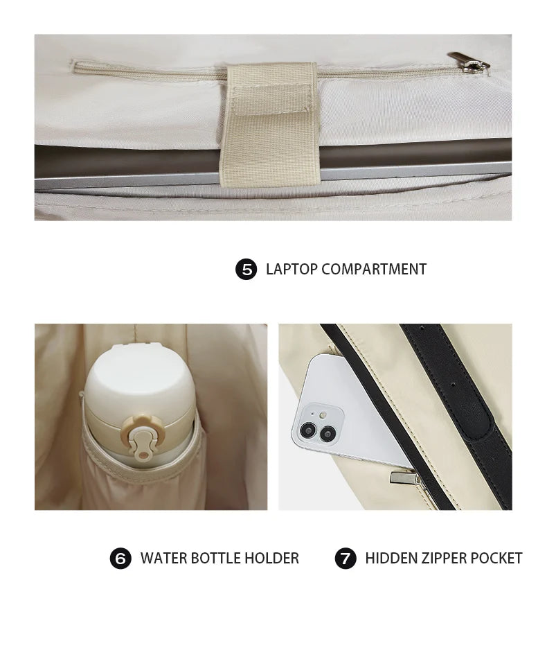 BAGSMART Tote University Eco Canvas Handbags