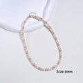925 Sterling Silver 6mm Pearl Necklace Bead