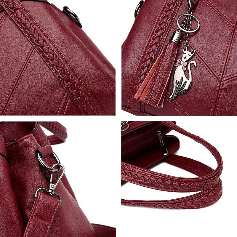 women Luxury Handbags for Women Leather Bag High Quality Sheepskin Female Shoulder bags Famous designer crossbody bag Sac a main - Imbasat