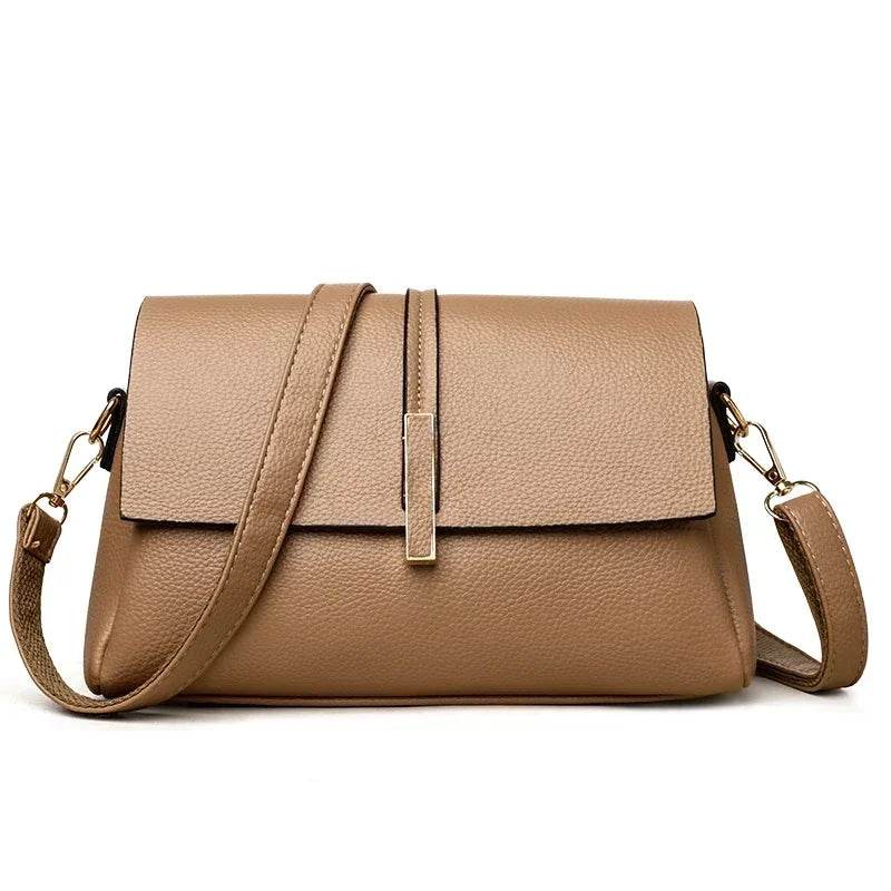 PU Women's Bag 2024 New Fashion Soft Leather Shoulder Bag,Large Capacity Casual Crossbody Bag,Moda Pequeña Bolsa Cuadrada - Imbasat