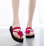 Summer Women Slippers Outdoor Light Weight Cool Shoes Indoor House Ladies Flat Flip-flop Black Non-slip Basic Home Sandals - Imbasat