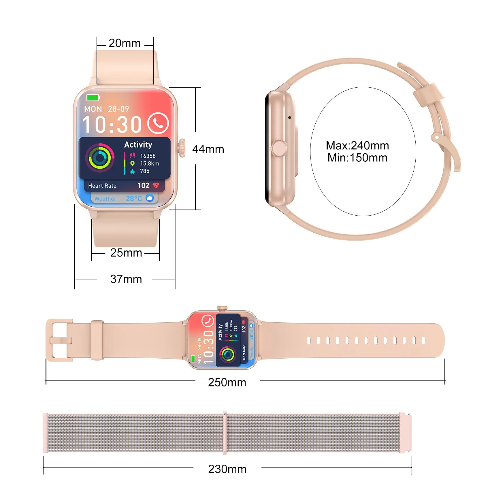 IOWODO Smart Watch for Women