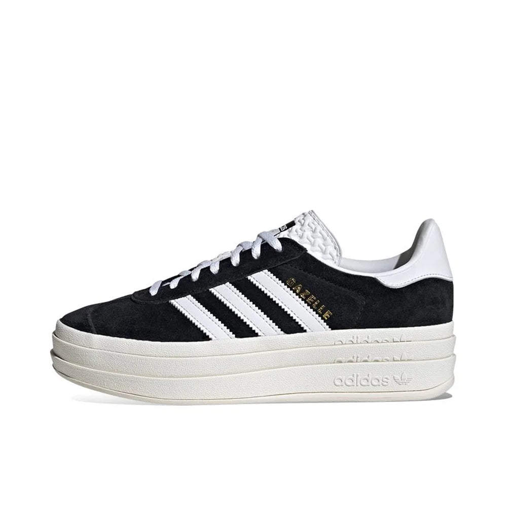 Adidas Gazelle Bold Core Black Cream Brown