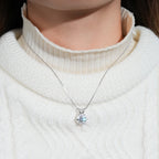 5-11mm 4CT 5CT D-E Moissanite Solitaire Pendant Necklace For Women Real 925 Silver