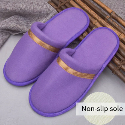 All-inclusive Slippers Men Women Hotel Disposable Slippers Hospitality Travel Comfor Multi-colored Breathable Slides Sandals