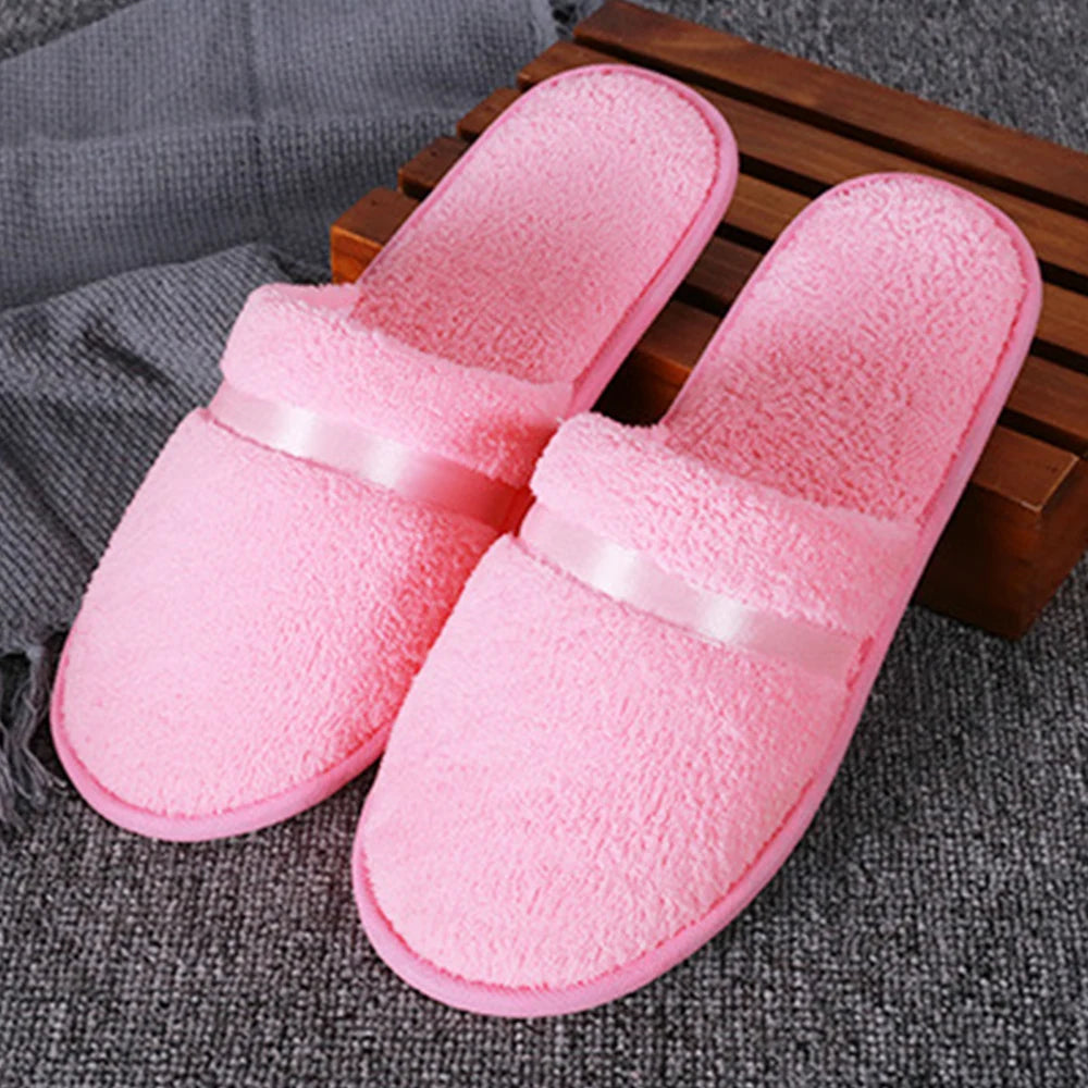 All-inclusive Slippers Men Women Hotel Disposable Slippers Hospitality Travel Comfor Multi-colored Breathable Slides Sandals