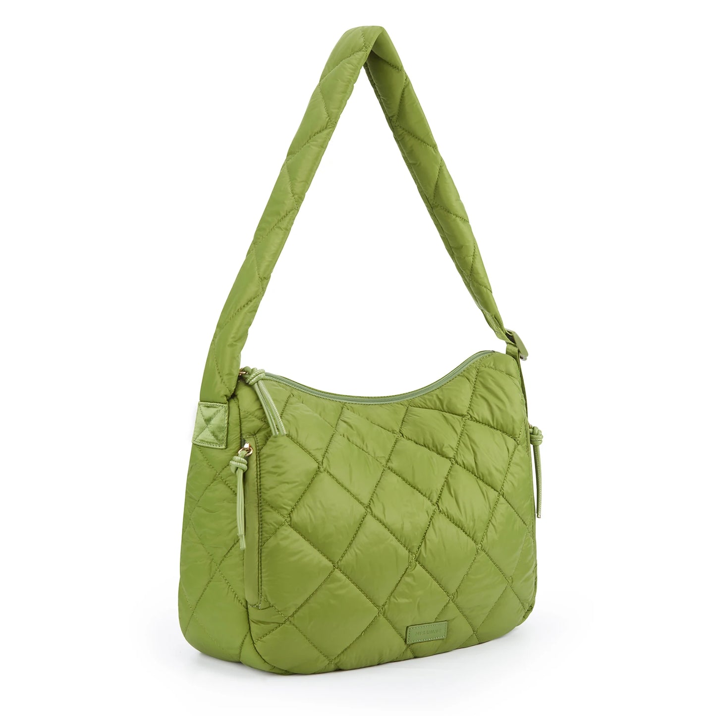 Missnine Quilted Puffer Bag for Women with Adjustable Strap Puffy Tote Shoulder Bag Large Carryall Crossbody Purse Hobo Bags