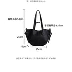 New2024 PU Leather Tote Large Capacity Women's Senior Sense Shoulder Underarm Bag tote bag large capacity handbags for women - Imbasat