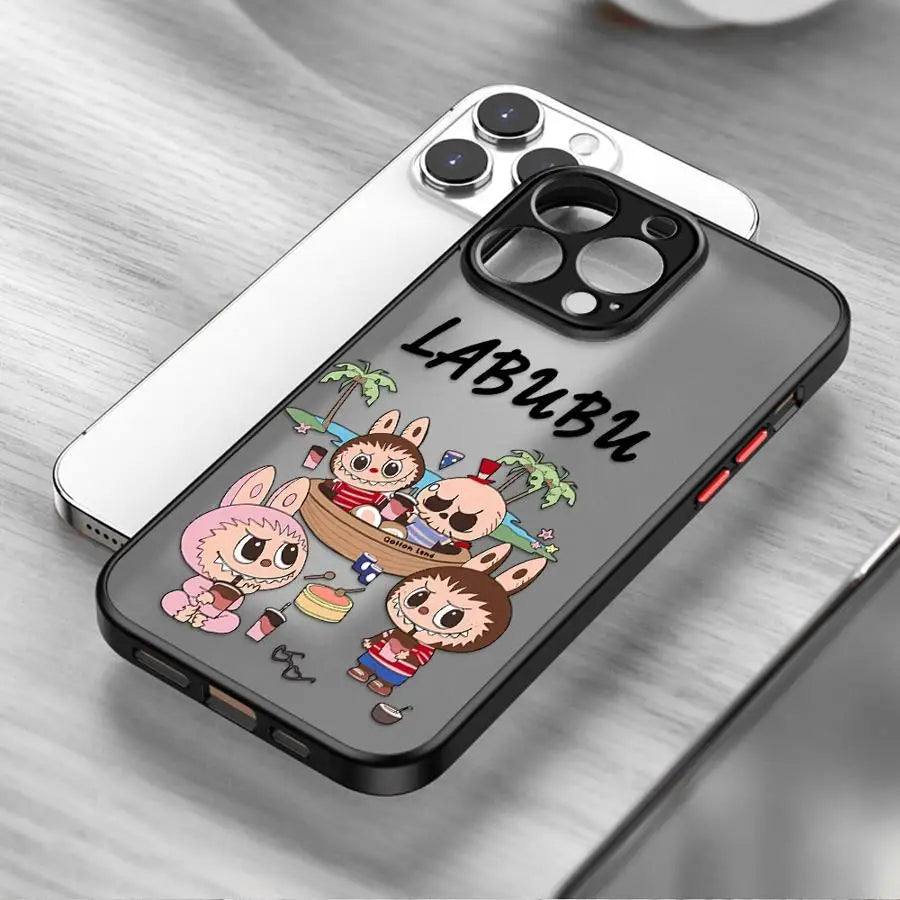 Cartoon Labubu Phone Case for iPhone