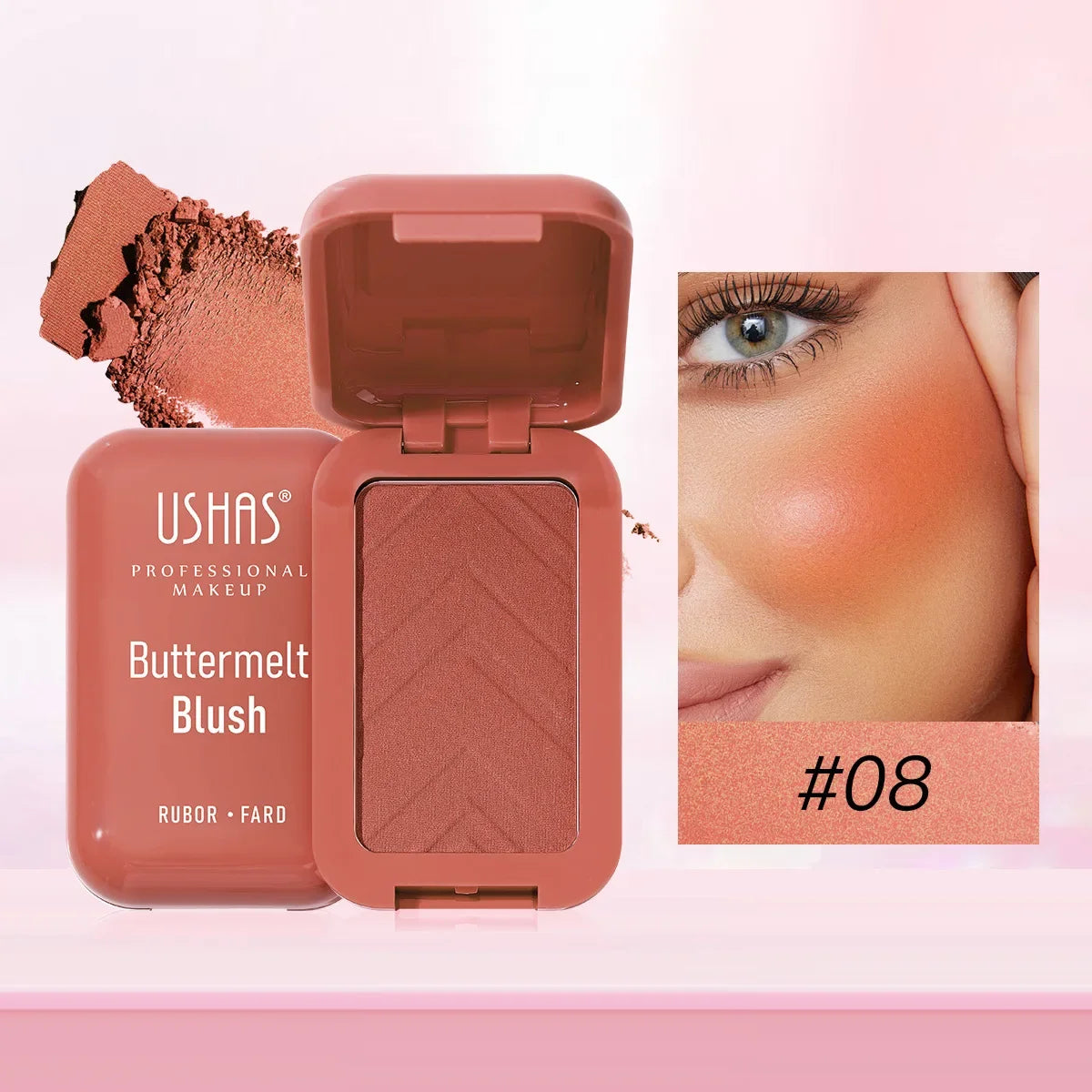 Blush Powder Easy To Apply Texture Light  Delicate Long-lasting