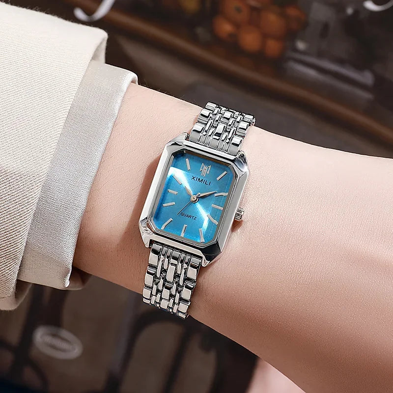 zkceenier Steel Strap Watch Women