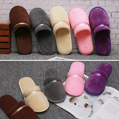 All-inclusive Slippers Men Women Hotel Disposable Slippers Hospitality Travel Comfor Multi-colored Breathable Slides Sandals