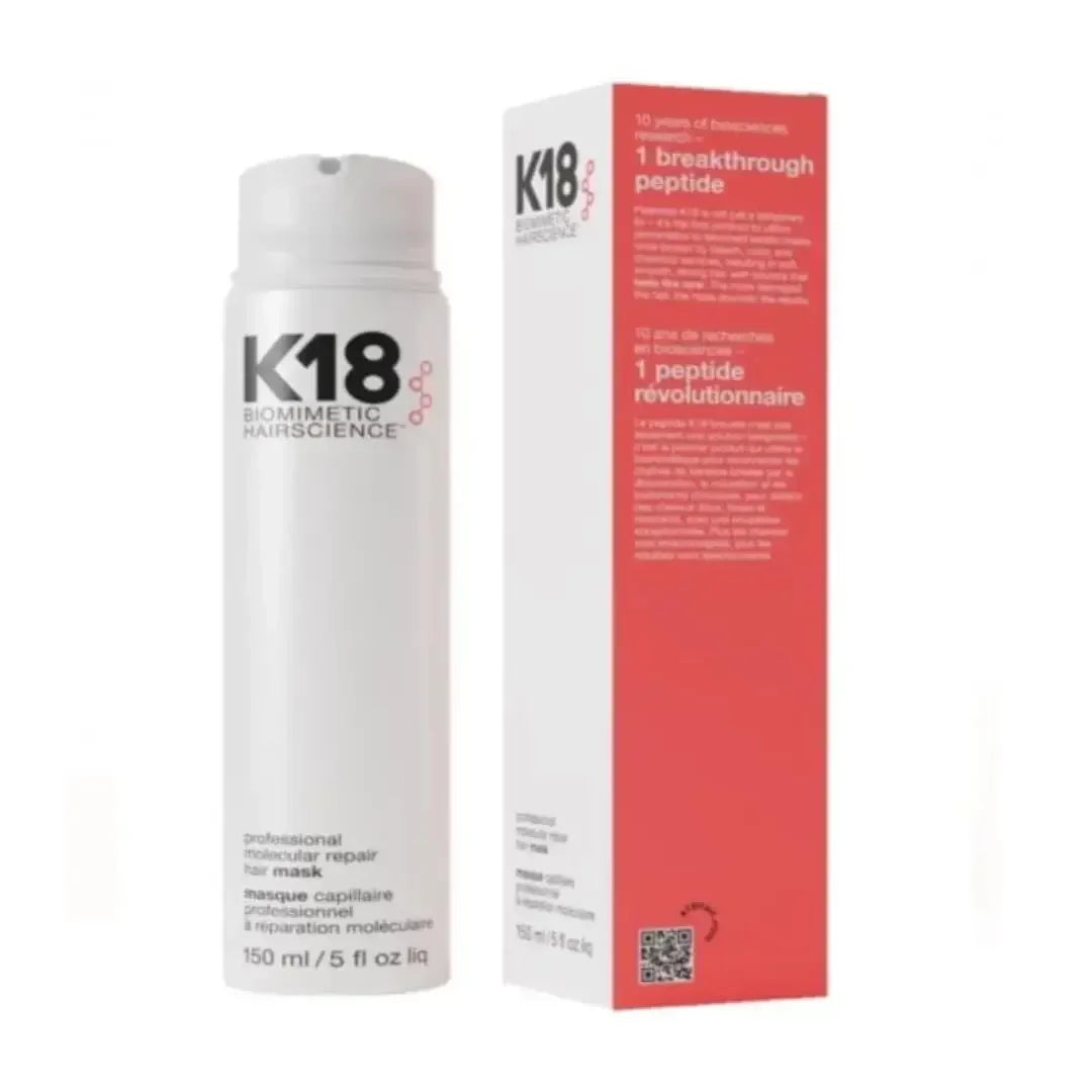 K18 Leave-In Conditioner Biomimetic Hairscience Pro Molecular Repair Dry Hair 4 Minutes To Reverse Hair Damage Moisturize 150ML