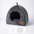 Triangle Cat Nest Closed Cat House Pet Nest Warm and Thickened