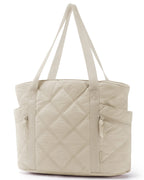 BAGSMART Tote Bag, Puffer Tote Bag