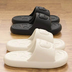 Summer EVA Soft Soled Women Slippers Indoor Home Casual Flat Flip Flops Bathroom Non-slip Sandals Outdoor Men Beach Slides Shoe - Imbasat