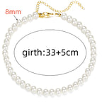 White Pearl Chokers Necklace
