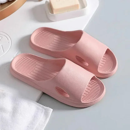 EVA Cloud Home Slippers Men Summer Indoor Floor Non Slip Sandals Couple Family Unisex  Hotel Bathroom Flip Flops Slide Shoes