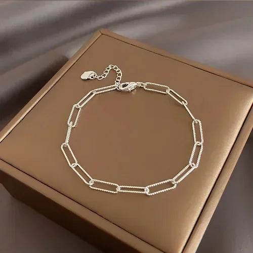 925 Sterling Silver Bracelet Pearls Knots Bracelet for Women Fashion Heart Pearls Irregular Bracelet Luxury Party Jewelry Gift - Imbasat