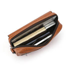 Male Crossbody Waterproof Designer Classic Messenger Bags Pouch Men's Handbag Shoulder Bag Luxury Men Boy Leather Husband - Imbasat