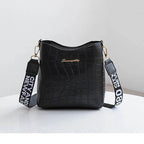 Women Crocodile Pu Leather Messenger Bags Large Capacity Women Bags Handbags Ladies Casual Totes Satchel Women Shoulder Bag - Imbasat