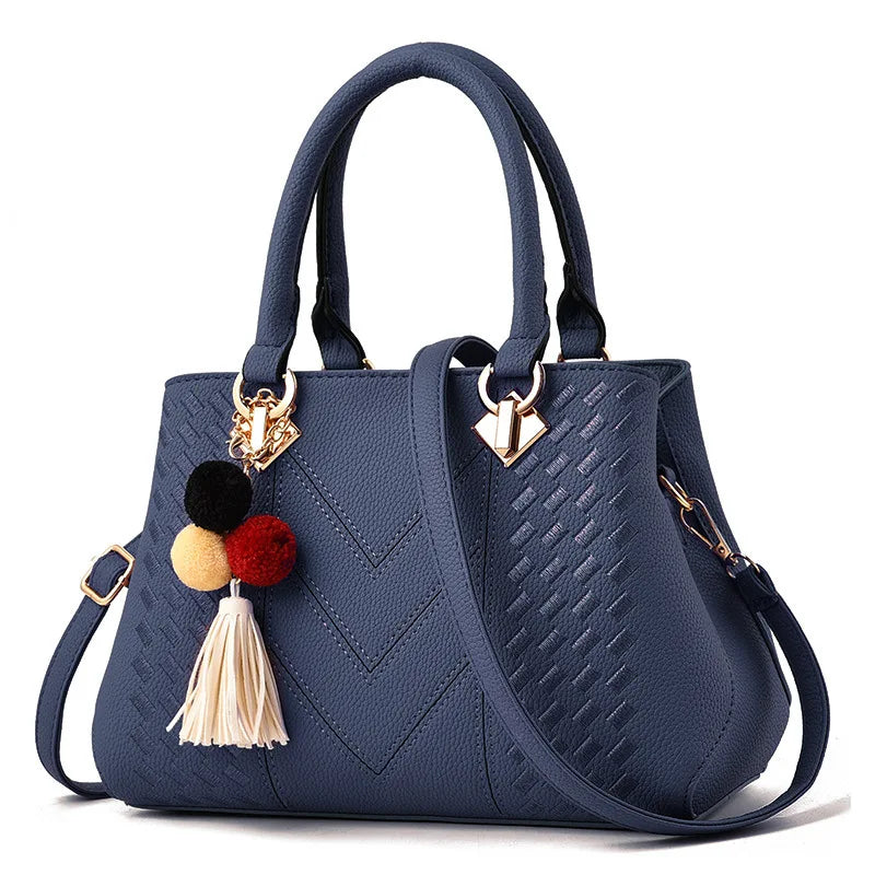 Classic Women Genuine Leather Bags High Quality Vintage Messenger Bags Luxury Women Tote Handbags for Ladies Shopper Female Bag