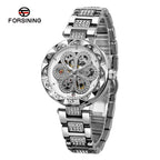 Forsining Skeleton Watch for Women