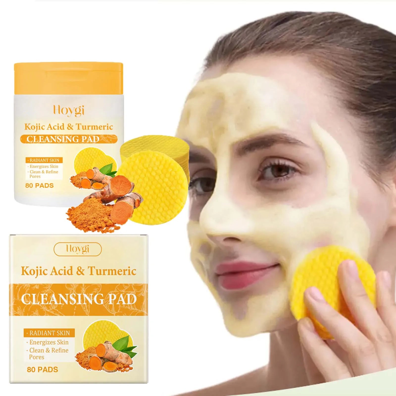 Turmeric Kojic Acid Cleansing Pads