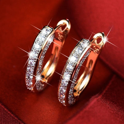 Trendy D Color Moissanite Silver Hoop Earrings For Women Sparkling Huggie Wedding Party Accessories Fine Jewelry Free Shipping