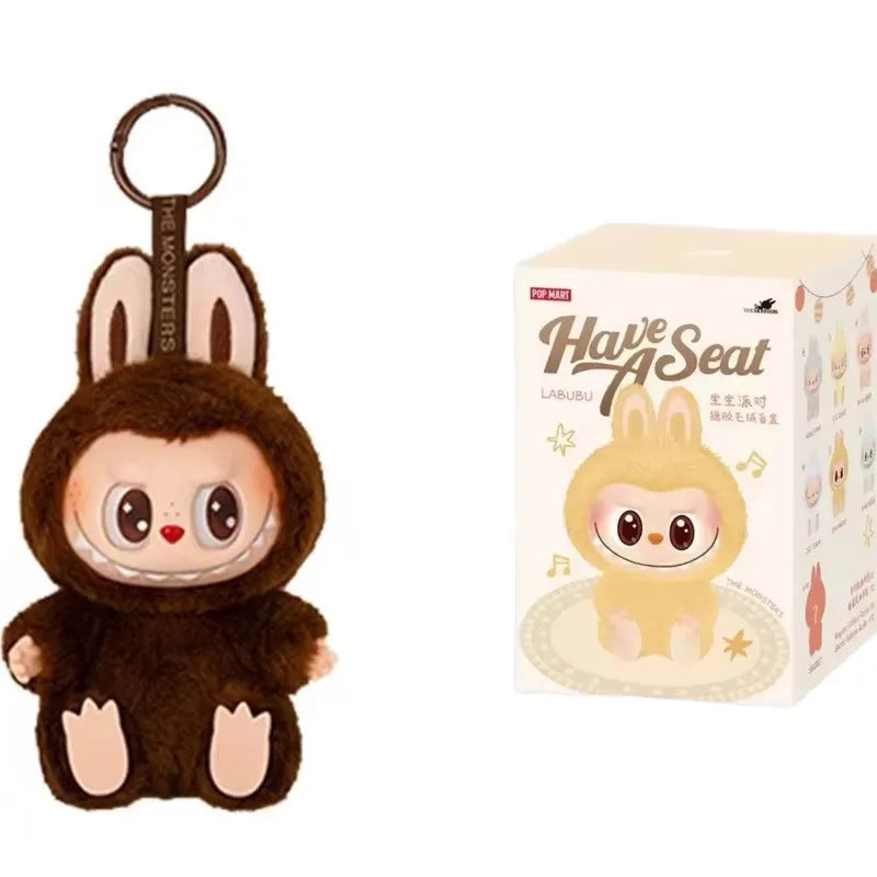 Kawaii Monsters Labubu Have A Seat Series Vinyl Face Doll Model Toy Blind Box Keychain