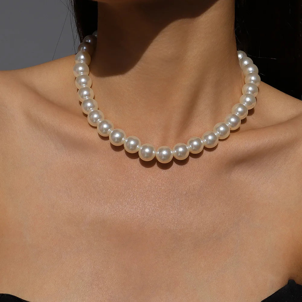 Pearl Choker Necklace For Women