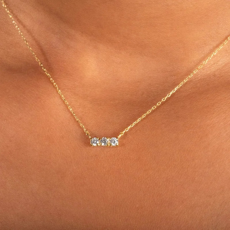 Moissanite Diamond Pendant Necklace