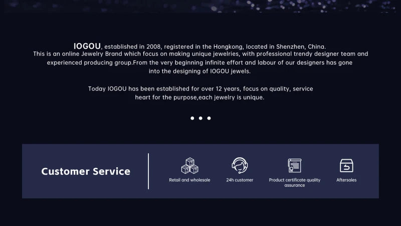 IOGOU Real 925 Silver Moissanite Jewelry Set Gold