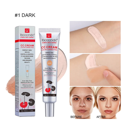 CC Cream Concealer Liquid-Based Full Coverage Cream Waterproof Long-Lasting Liquid Foundation Korean Makeup Make Up