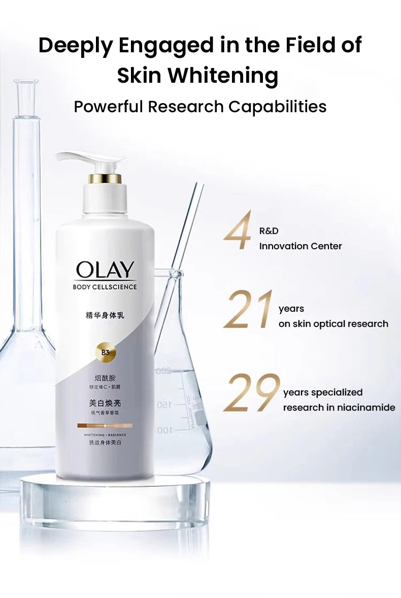 Olay Whitening &Moisturizing Body Cream B3+ Vitamin C Essence Nicotinamide Fragrance Olay Body Lotion