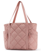 BAGSMART Tote Bag, Puffer Tote Bag