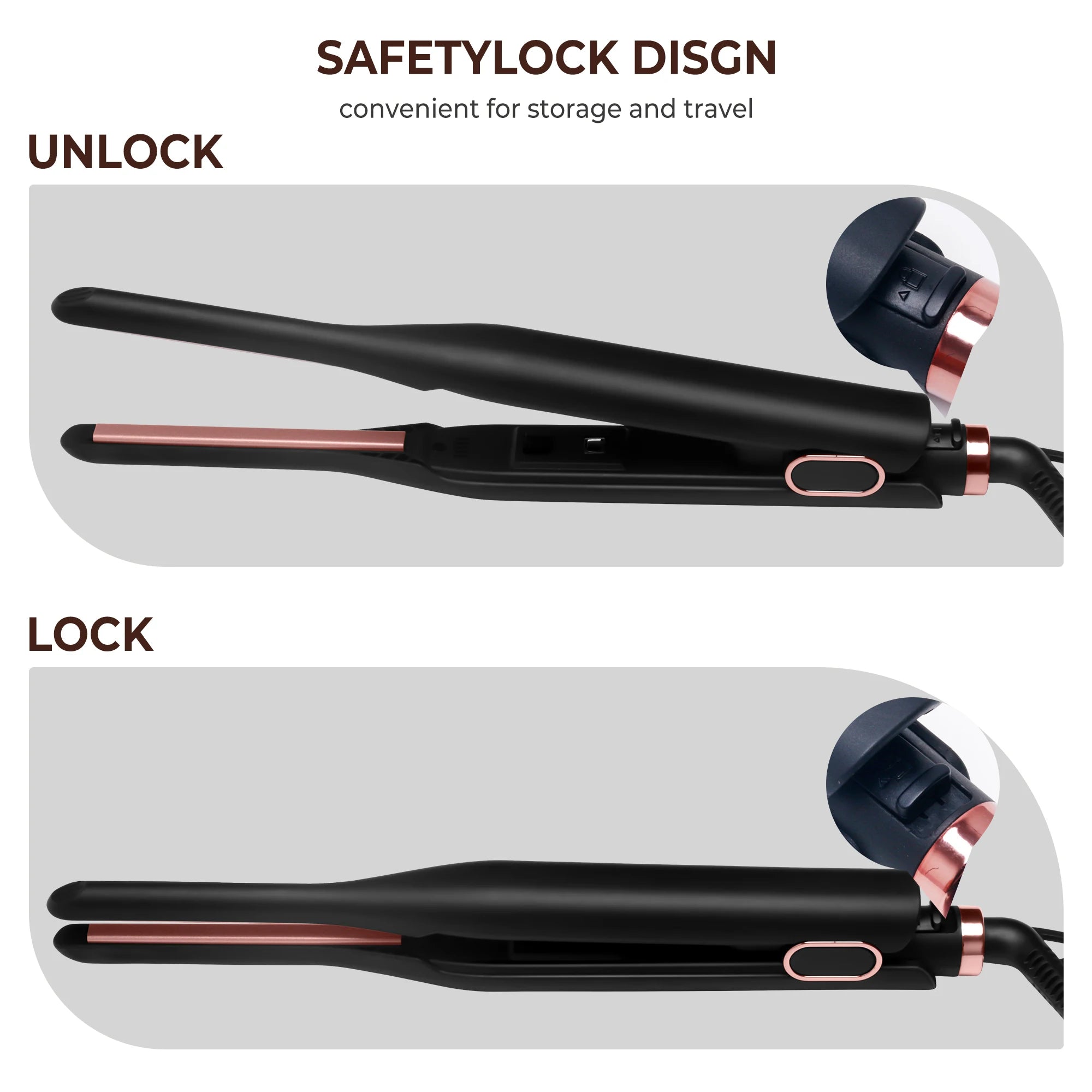 UKLISS for Short Hair Straightener