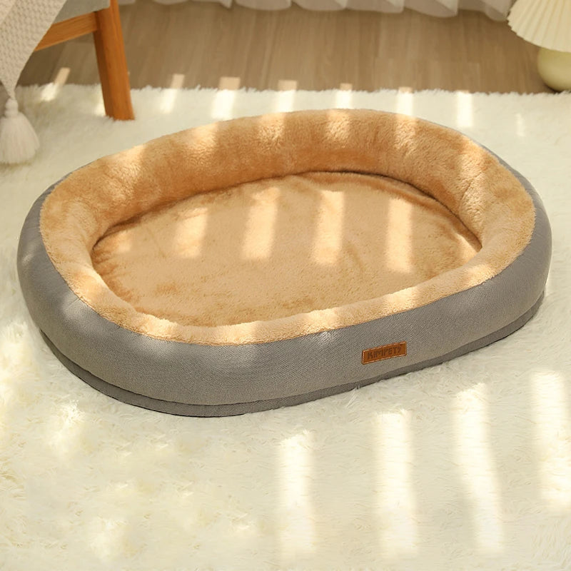 Kimpets Cat Bed Dog Pet Bed Kennel Non-Slip Winter Warm Small Dog Kennel Sleeping Removed Washed Soft Puppy Cushion Cat Supplies