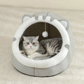Cat Bed Warm Pet House Kitten Cave Cushion