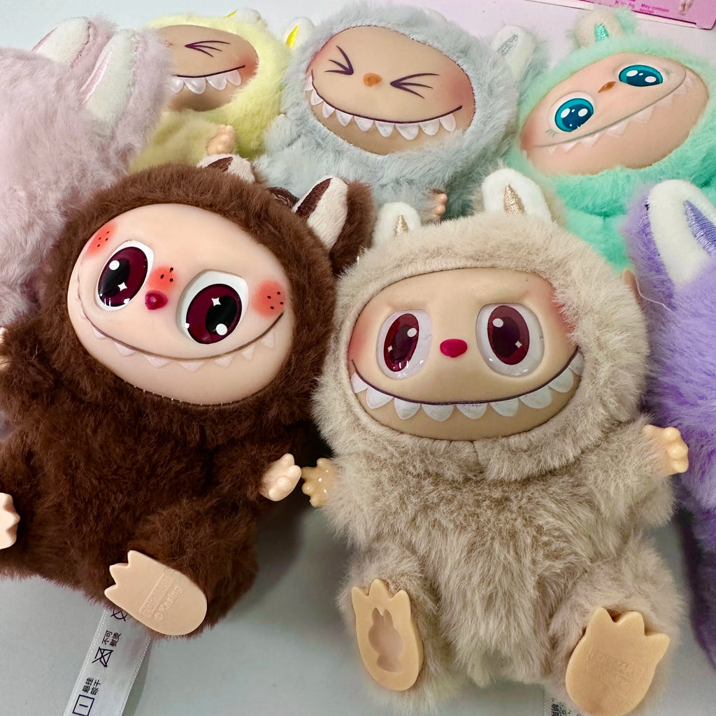 Kawaii Monsters Labubu Have A Seat Series Vinyl Face Doll Model Toy Blind Box Keychain