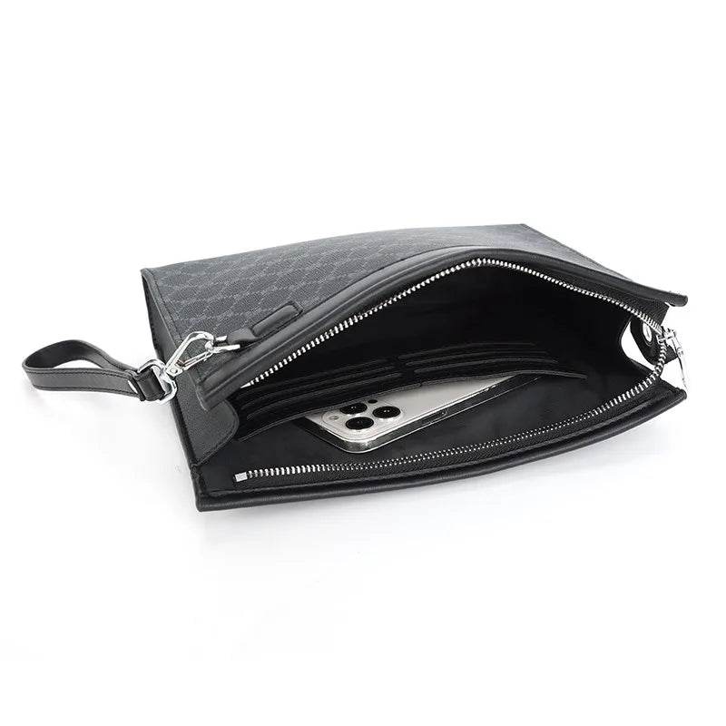 New Men Clutches Bags Man Wallets Envelope Bag Purse Business Luxury Male Phone Clutch Bags Designer Men Bags Wristlets Bags - Imbasat