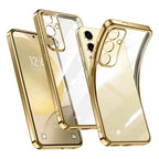 Luxury Glitter Plating Silicone Soft Case For Samsung Galaxy S25 Series