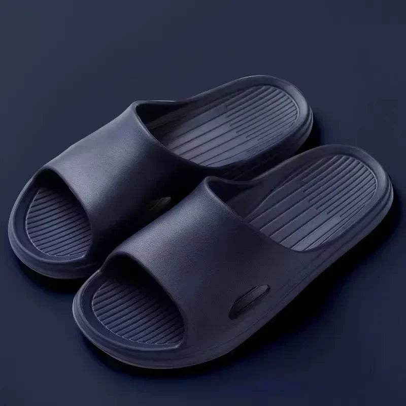EVA Cloud Home Slippers Men Summer Indoor Floor Non Slip Sandals Couple Family Unisex Hotel Bathroom Flip Flops Slide Shoes - Imbasat
